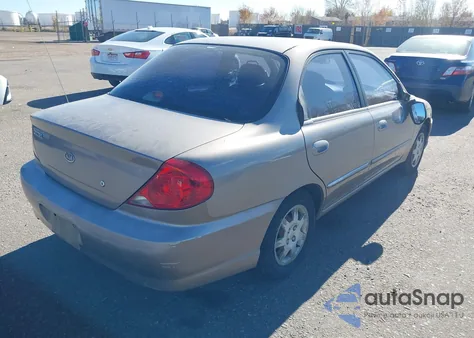 2003 Kia Spectra Ls из США, поврежденный, VIN KNAFB121835256469